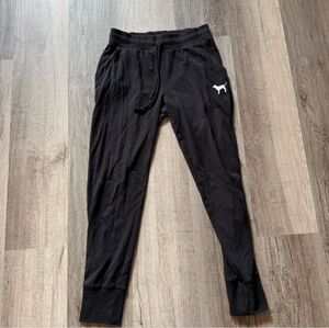 PINK Victorias Secret Black Joggers